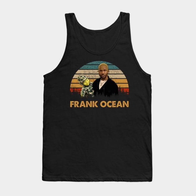 Infinite Waves Frank Ocean Unplugged On Screen Tank Top by Iron Astronaut